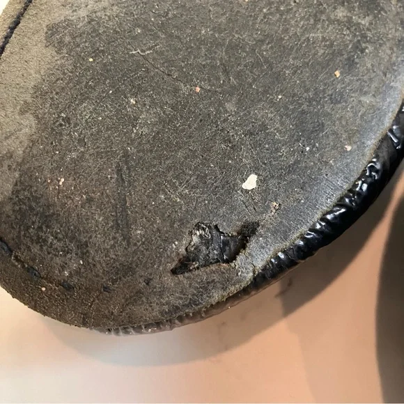 Tory Burch Womens Size 7.5 Black Patent Leather Caroline Ballet Flats - Picture 11 of 13